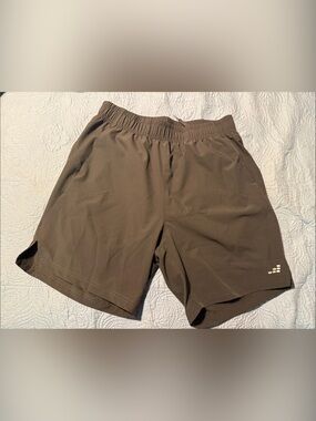 bcg Men's Athletic Elastic-Waist Shorts - Olive